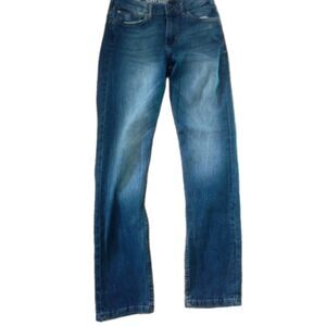 H&M Girl's Sz 12-13Y Skinny Super Stretch Jeggings Denim  Jeans Blue 26x27